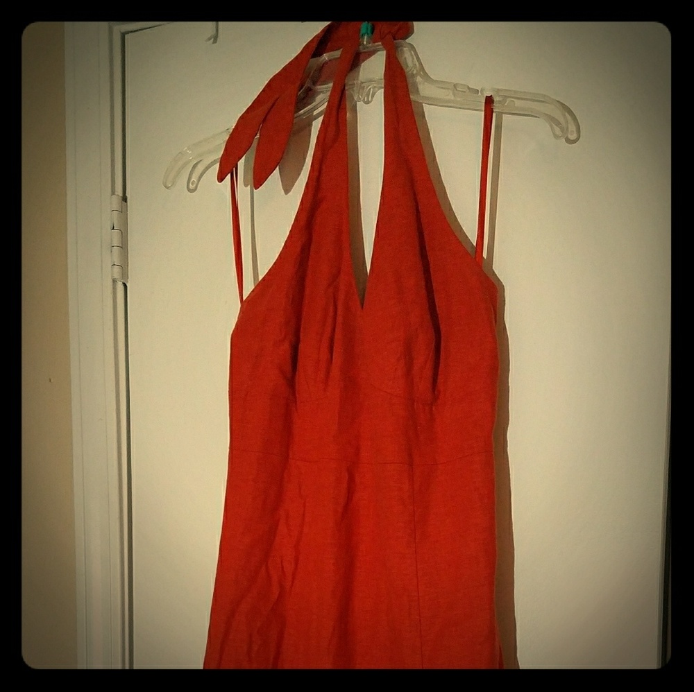 Halter dress.